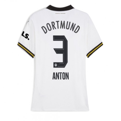 Dámy Fotbalový dres Borussia Dortmund Waldemar Anton #3 2024-25 Třetí Krátký Rukáv